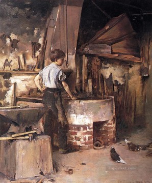 ザ・フォージ 別名見習い鍛冶屋セオドア・ロビンソン Oil Paintings